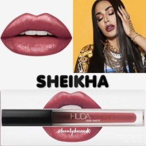 HUDA BEAUTY Demi Matte Cream Liquid Lipstick in Sheikha